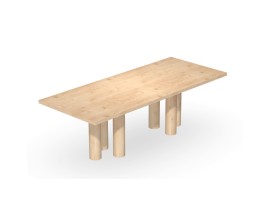 Rechthoek Eiken Cilinder 6x 